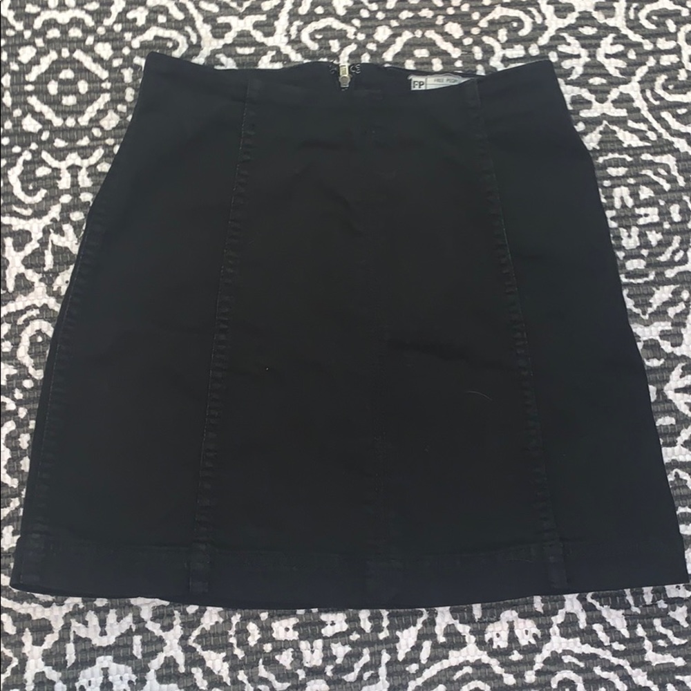 Free People black skirt
